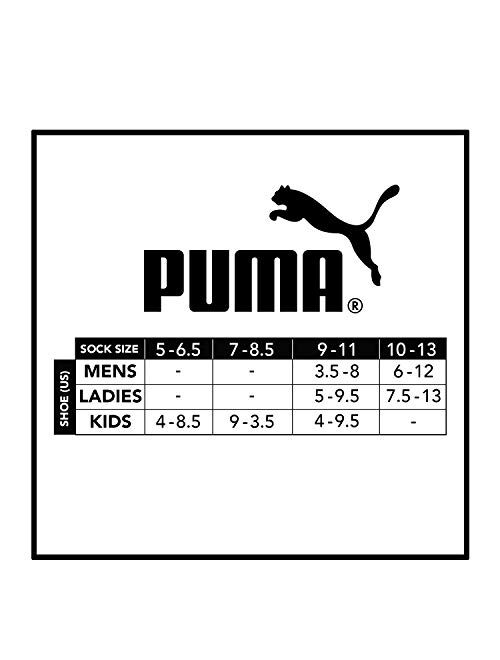 PUMA womens 6 Pack Low Cut Socks
