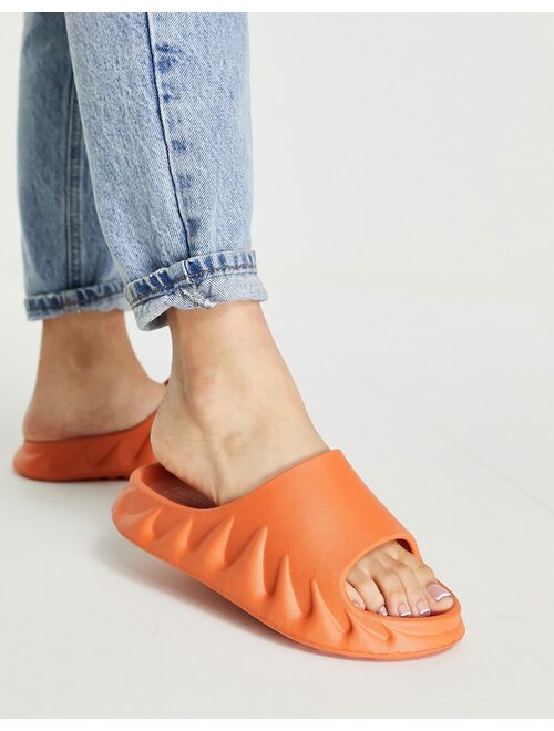Topshop Pye mule slider sandal in orange