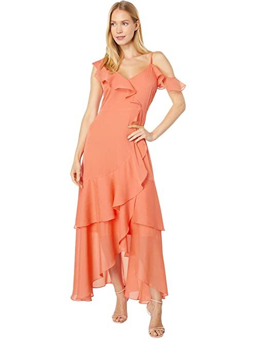 BCBGeneration Asymmetrical High-Low Tiered Maxi GV03D16