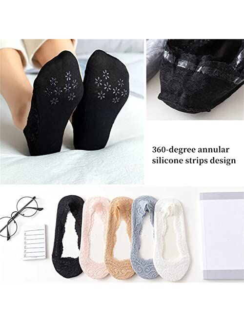 Syyds Invisible Non-slip Ice Silk Socks, Summer Ice Silk Breathable Socks, Ultra Low Cut Non Slip Flat Boat Liner