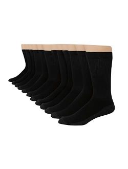 Men's Max Cushion Crew Socks, Available in 6 and 12-Pair Pack