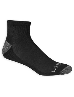 Men's Half Cushion Dual Defense Ankle Socks (12 Pack)