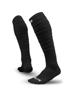 NXT NXTRND Nxtrnd XTD Scrunch Football Socks, Extra Long Padded Sports Socks for Men & Boys