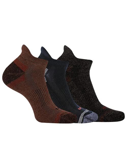 Merrell mens Low Cut Socks, Red, 10 13 US