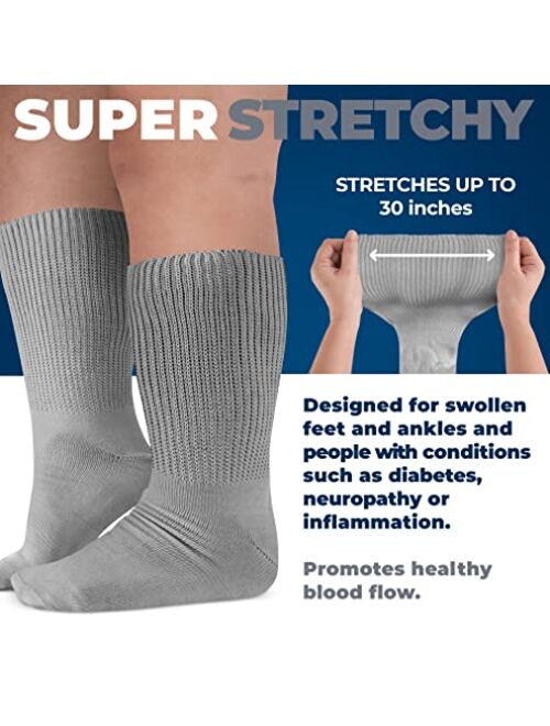 Pembrook Toeless Compression and Extra Wide Socks Bundle