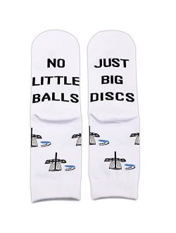 TSOTMO Disc Golf Socks Golfing Gift Disc Golf Sport Socks Gift For Disc Golf Lover Novelty Sport Socks For Men
