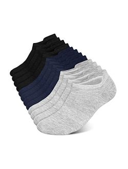 SIMIYA Ankle Socks Men Cotton Low Cut Socks 6 Pairs No Show Socks Athletic Running Socks for Men