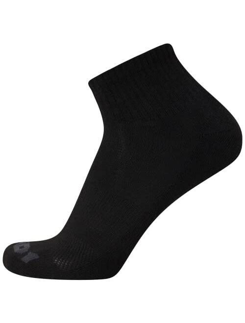 AND1 Men's Socks - Athletic Cushion Quarter Cut Socks (24 Pack)