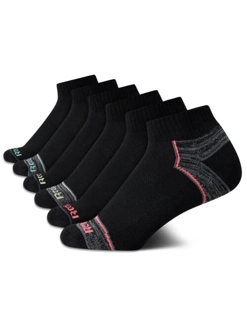 Reebok Women's Comfort Cushioned Athletic Quarter Cut Socks (6 Pack)