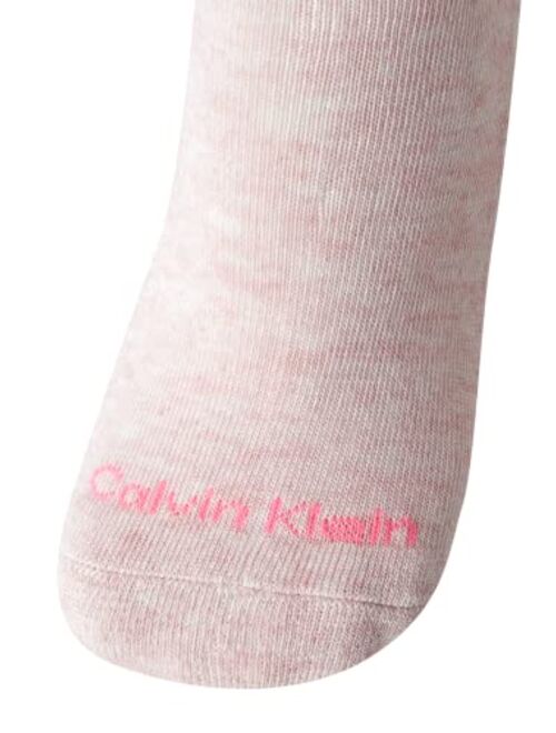 Calvin Klein Women's Athletic Sock - Cushion Quarter Cut Ankle Socks (6 Pack)
