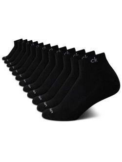 Women's Athletic Sock - Cushion Quarter Cut Ankle Socks (12 Pack)
