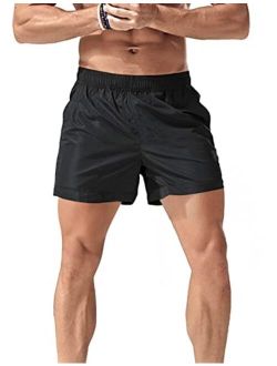 JEEING GEAR Men's Running Shorts 5 Inch Inseem Lightweight Athletic Shorts Quick Dry with Breathable Mesh Backside