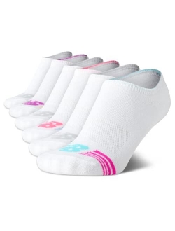Women's Invisible No Show Non-Slip Liner Socks (6 Pack)