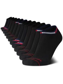 Mens Athletic Socks Cushion No Show Socks (12 Pack)
