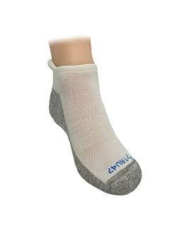 TRU47 Sanitized Silver Quarter Grounding Socks - High End Earthing Socks For Men & Women/99% Pure Silver Thread