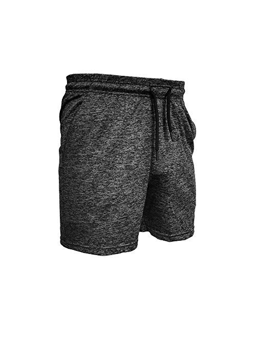 Agilelin Athletic Shorts 5 Inch Inseam with Pocket Workout Training Quick Dry
