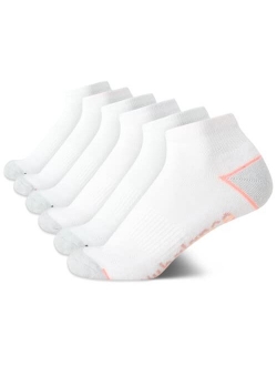 Womens Athletic Socks Cushion Quarter Cut Ankle Socks (6 Pack)