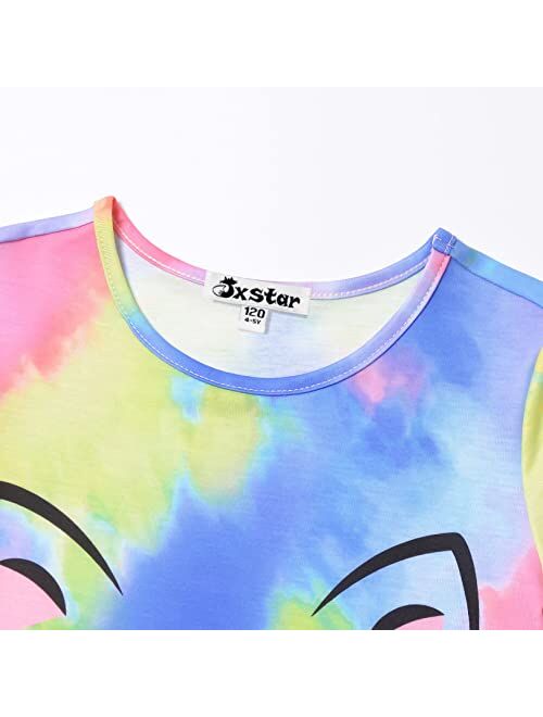 Jxstar Girls Unicorn/Mermaid/Flamingo Pajamas Kids Cotton Pjs Set Sleepwear 3-13Years …