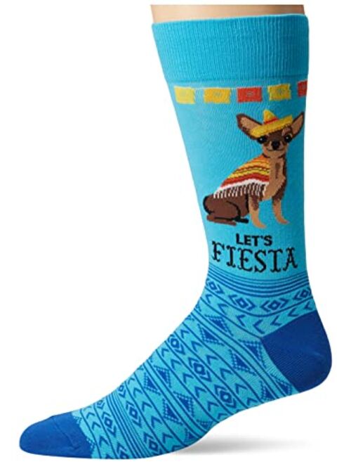 Hot Sox mens Animal Series Novelty Fashion Casual Crew Socks