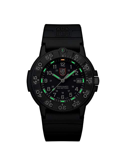 Luminox Original Navy Seal XS.3001.F Mens Watch 43mm - Military Watch in Black Date Function 200m Water Resistant