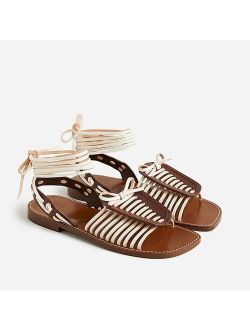Limited-edition Monrowe™ X J.Crew lace-up sandals