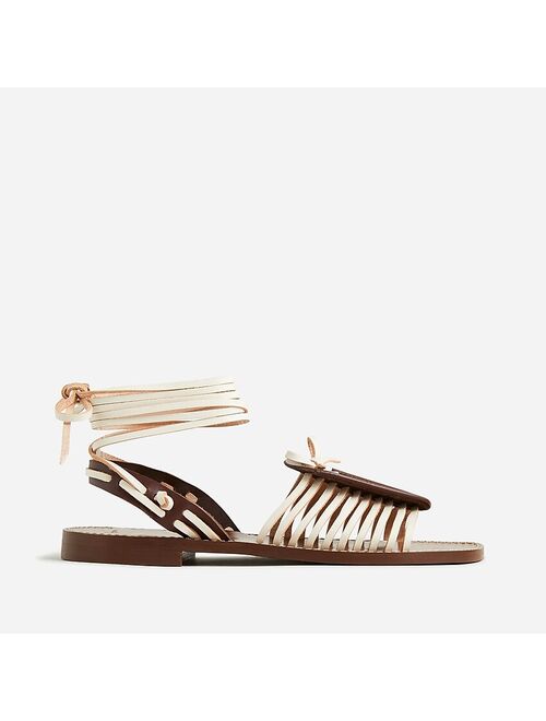Limited-edition Monrowe™ X J.Crew lace-up sandals