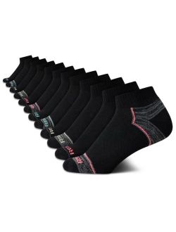 Women's Cushioned Comfort Breathable Quarter Cut Basic Socks (12 Pack)