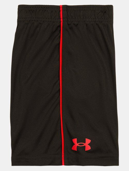 Under Armour Boys' Toddler UA Linear Big Logo Twist Short Sleeve & Shorts Set