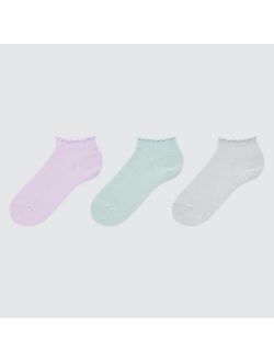 Cotton Ankle Short Socks (3 Pairs)