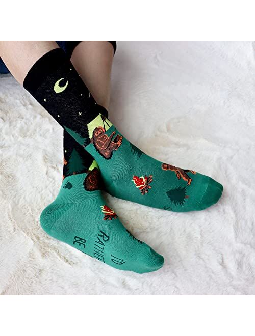 Moyel Men Socks Funny Cute Socks Fishing Gifts for Men