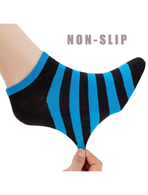 Luriesal No Show Socks for Women Ladies Colorful Short Ankle Socks Cotton Every Day Athletic Low Cut Socks