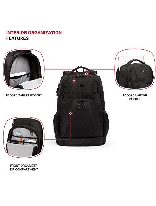 Buy SwissGear 5698 Laptop Backpack, Black, 17Inch online Topofstyle