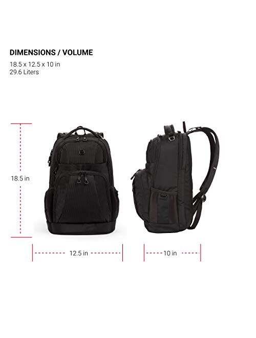Buy SwissGear 5698 Laptop Backpack, Black, 17Inch online Topofstyle