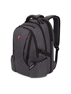 ScanSmart Laptop Backpack, Fits Most 16" Notebook Computers, Swiss Gear Outdoor, Travel, School Bag Bookbag, Gray Color