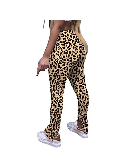 Nimsruc Women's Lounge Pants Skinny Fashion Casual Long Drawstring Pant