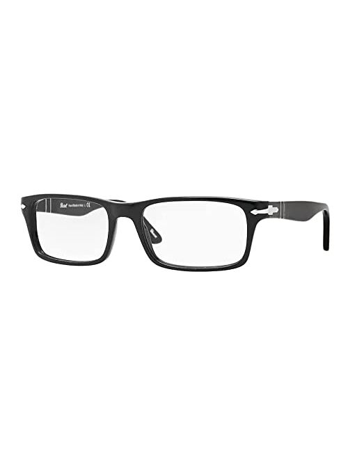Persol PO3050V Rectangle Eyeglasses for Men + BUNDLE With Designer iWear Complimentary Eyewear Kit
