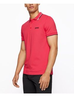Boss Men's Cotton-Blend Polo Shirt