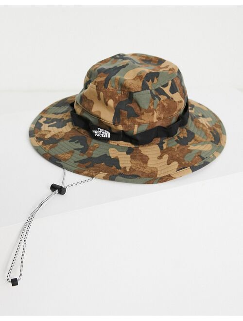 The North Face Class V bucket hat in camo