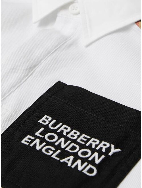 Burberry Kids Vintage check-print polo shirt