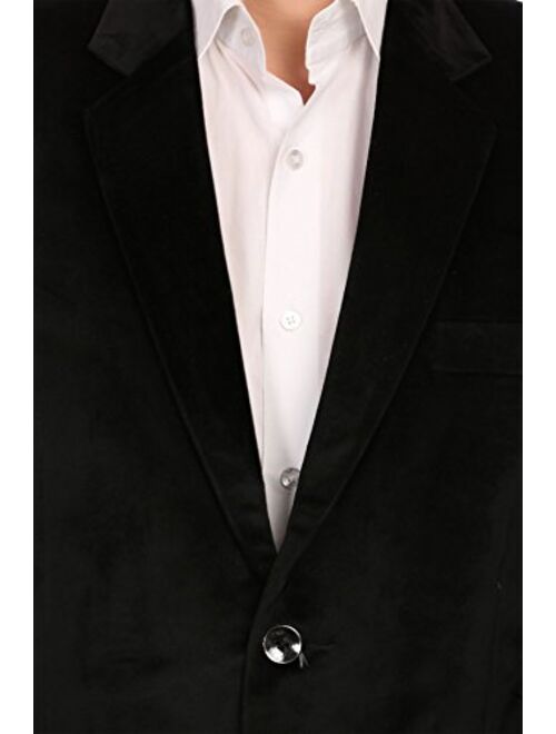 WINTAGE Men's Velvet Grandad Collar Ceremony Blazer - Seven Colors…