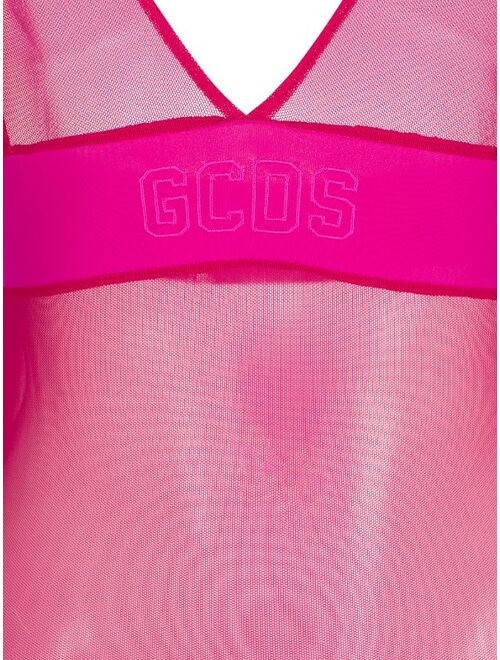 Gcds sheer stretch-fit bodysuit