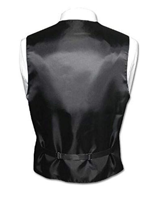 Brand Q Men's Tuxedo Vest, Tie & Pocket Square Set