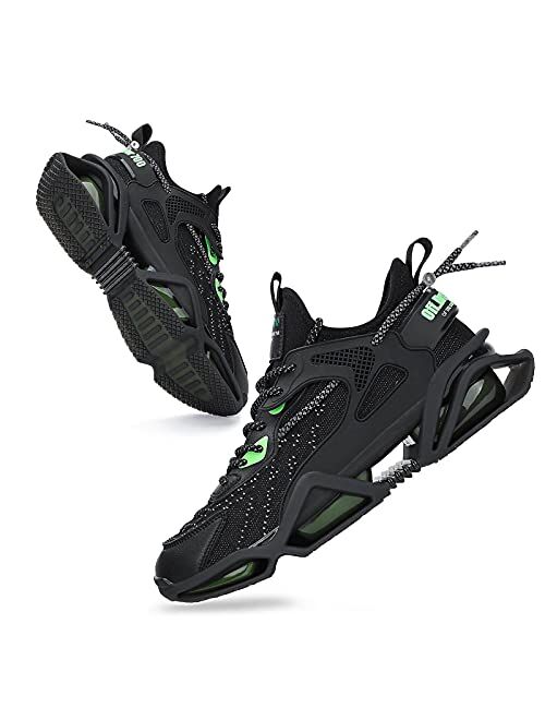 Sak1tama SAKITAMA Men's Sneakers Fashion Sport Running Non Slip Casual Shoe Athletic Tennis Walking Blade Type Shoes