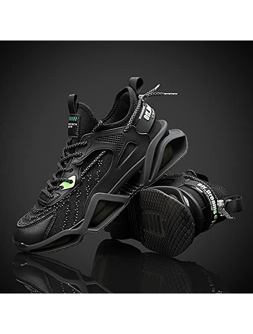 Sak1tama SAKITAMA Men's Sneakers Fashion Sport Running Non Slip Casual Shoe Athletic Tennis Walking Blade Type Shoes