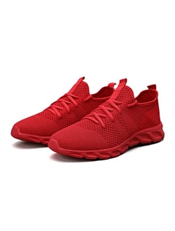 Generic Men's Running Shoes Breathable Walking Trainers Sneakers Athletic Gym Fitness Sport Shoes Lightweight Casual Working Jogging Outdoor Shoes