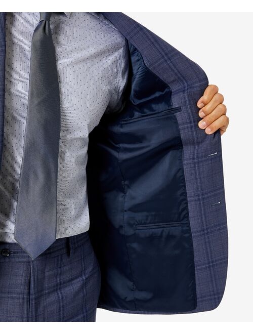 Calvin Klein Men's Slim-Fit Plaid Suit Separate Jacket