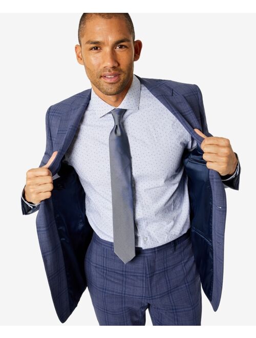 Calvin Klein Men's Slim-Fit Plaid Suit Separate Jacket