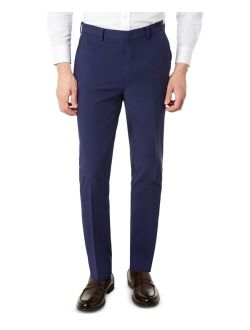 Men's Modern-Fit Stretch Solid Suit Pants