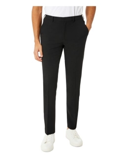 Men's Modern-Fit Stretch Solid Suit Pants