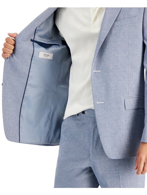 Alfani Men's Slim-Fit Seersucker Check Suit Separate Jacket, Created For Macy's